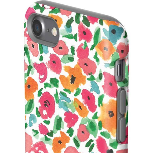 Bouffants and Broken Hearts Watercolor Floral iPhone SE (2nd & 3rd Gen) Pro Case
