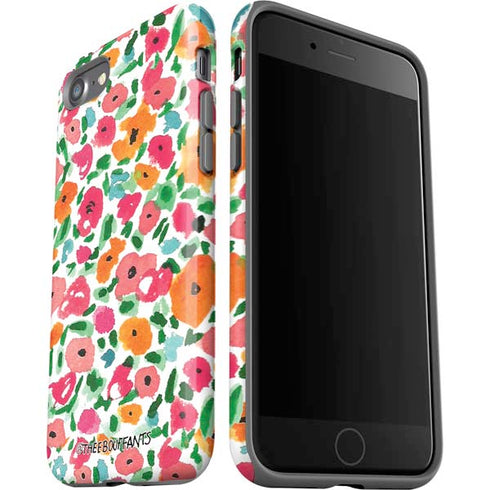 Bouffants and Broken Hearts Watercolor Floral iPhone SE (2nd & 3rd Gen) Pro Case