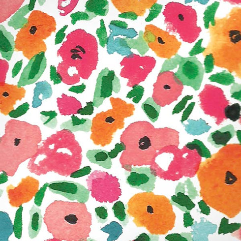 Bouffants and Broken Hearts Watercolor Floral iPhone XS Skin