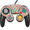 Bouffants and Broken Hearts Watercolor Floral Nintendo GameCube Controller Skin