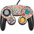Bouffants and Broken Hearts Watercolor Floral Nintendo GameCube Controller Skin