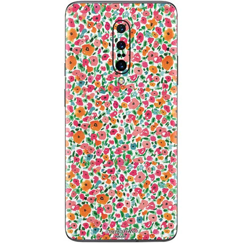 Bouffants and Broken Hearts Watercolor Floral OnePlus 7 Pro Skin