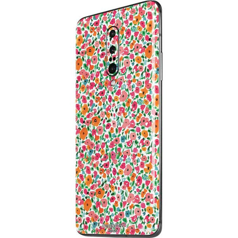 Bouffants and Broken Hearts Watercolor Floral OnePlus 7 Pro Skin