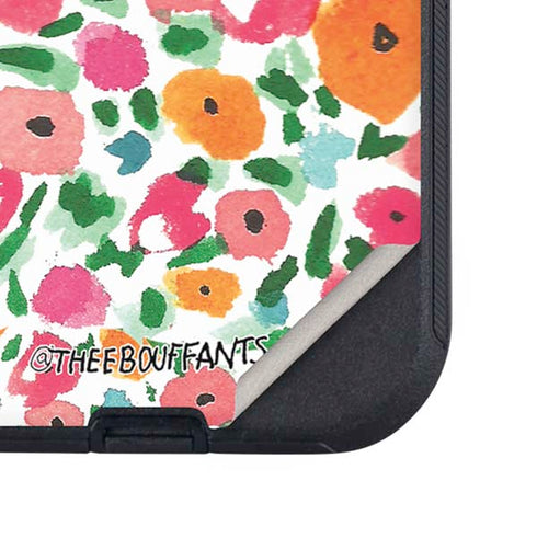 Bouffants and Broken Hearts Watercolor Floral Otterbox Defender iPhone Skin