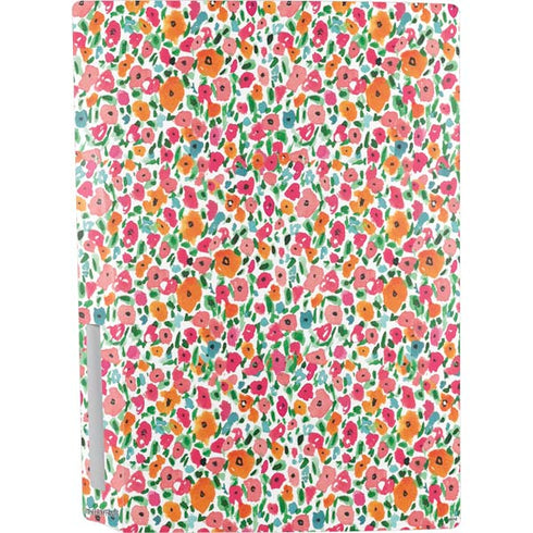 Bouffants and Broken Hearts Watercolor Floral PS5 Bundle Skin