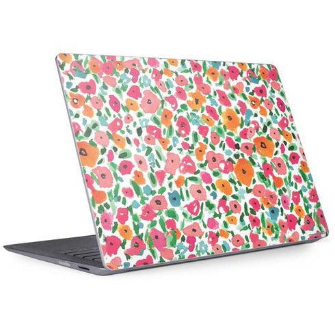 Bouffants and Broken Hearts Watercolor Floral Surface Laptop 2 Skin