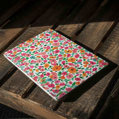Bouffants and Broken Hearts Watercolor Floral Surface Laptop 2 Skin