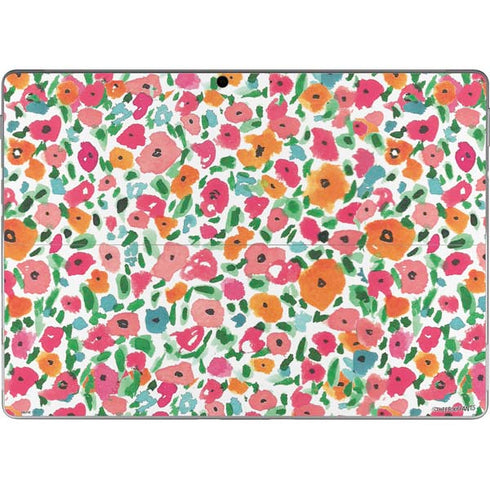 Bouffants and Broken Hearts Watercolor Floral Surface Pro 8 Skin