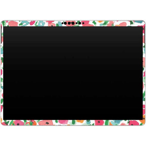 Bouffants and Broken Hearts Watercolor Floral Surface Pro 8 Skin