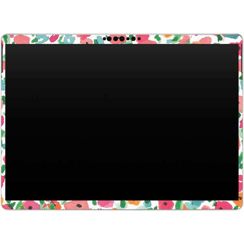 Bouffants and Broken Hearts Watercolor Floral Surface Pro 9 Skin
