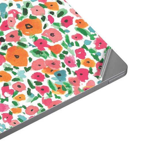 Bouffants and Broken Hearts Watercolor Floral Universal Laptop 11in (8.8 x 6.2in) Skin