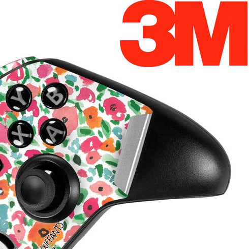 Bouffants and Broken Hearts Watercolor Floral Xbox One Elite Controller Skin