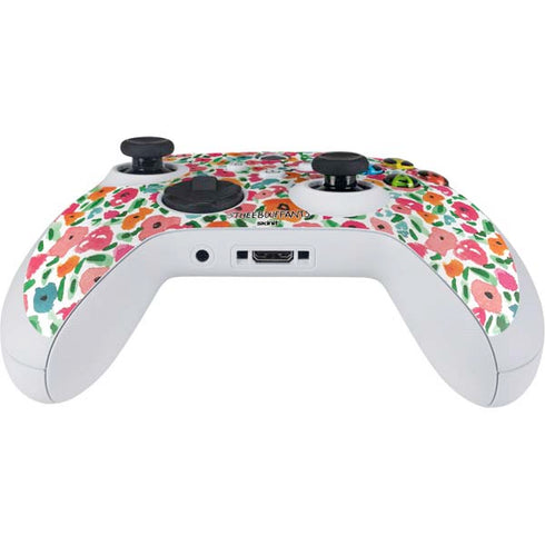 Bouffants and Broken Hearts Watercolor Floral Xbox Series S Controller Skin
