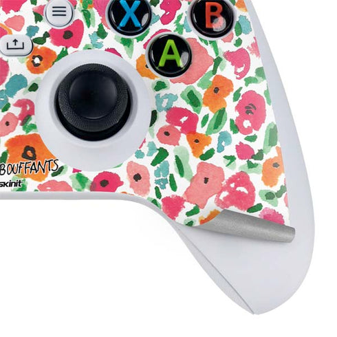 Bouffants and Broken Hearts Watercolor Floral Xbox Series S Controller Skin