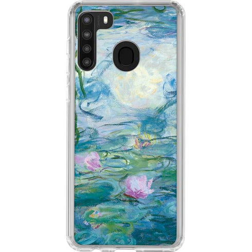 Claude Monet Waterlilies, 1916-19 Galaxy A21 Clear Case
