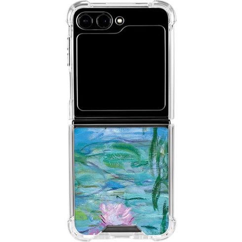 Waterlilies, 1916-19 by Monet Galaxy Z Flip5 5G Clear Case