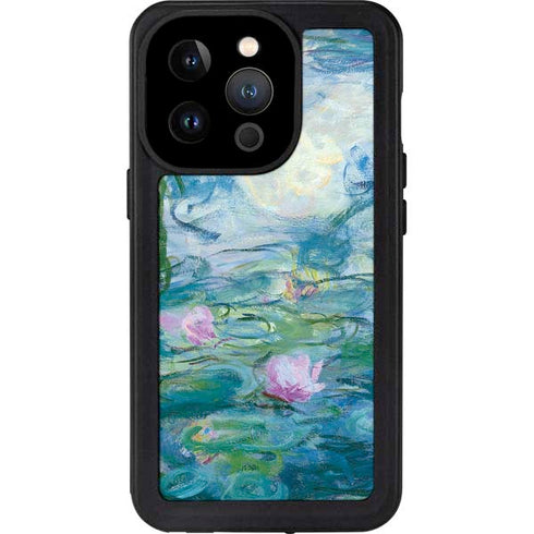 Waterlilies, 1916-19 by Monet iPhone 15 Pro Waterproof Case