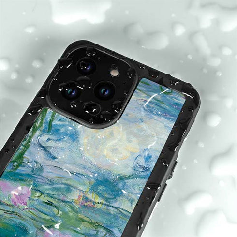 Waterlilies, 1916-19 by Monet iPhone 15 Pro Waterproof Case
