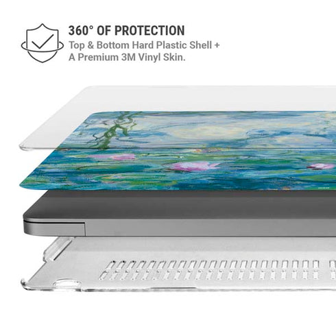 Waterlilies, 1916-19 by Monet MacBook Pro 16in (2021-25) Case plus Skin