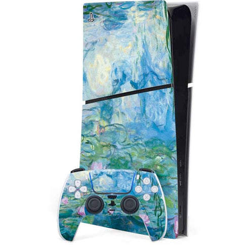 Waterlilies, 1916-19 by Monet PS5 Slim Digital Edition Bundle Skin