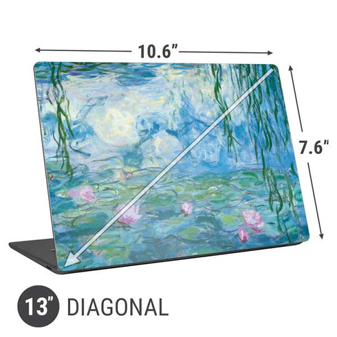 Claude Monet Waterlilies, 1916-19 Universal Laptop 13in (10.6 x 7.6in) Skin