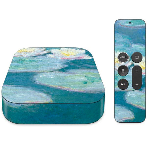 Claude Monet Waterlilies, Evening Apple TV Skin