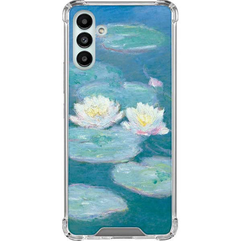 Claude Monet Waterlilies, Evening Galaxy A13 5G Clear Case