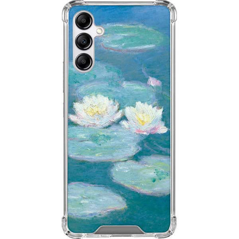 Claude Monet Waterlilies, Evening Galaxy A14 5G Clear Case