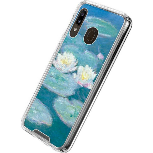 Claude Monet Waterlilies, Evening Galaxy A30 Clear Case