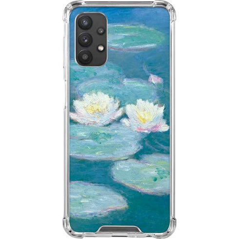 Claude Monet Waterlilies, Evening Galaxy A32 5G Clear Case