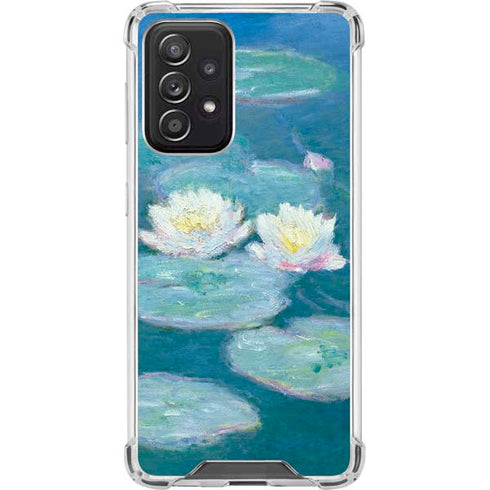 Claude Monet Waterlilies, Evening Galaxy A52 5G Clear Case