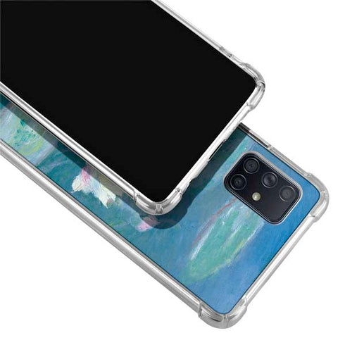 Claude Monet Waterlilies, Evening Galaxy A71 5G Clear Case