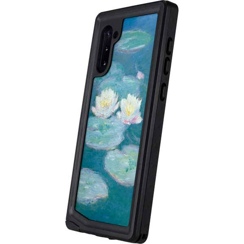 Claude Monet Waterlilies, Evening Galaxy Note 10 Waterproof Case