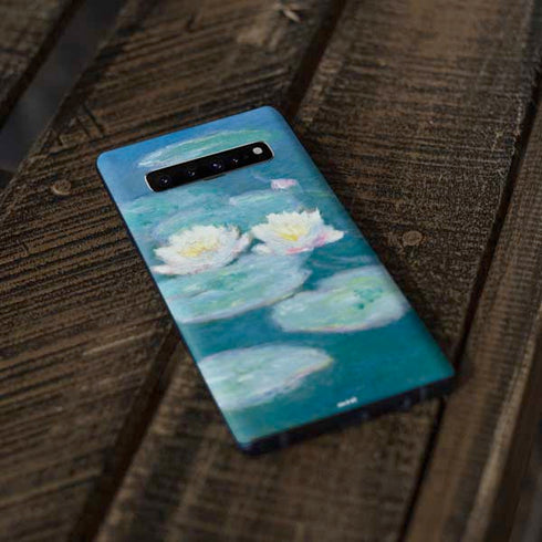Claude Monet Waterlilies, Evening Galaxy S10 Plus Skin