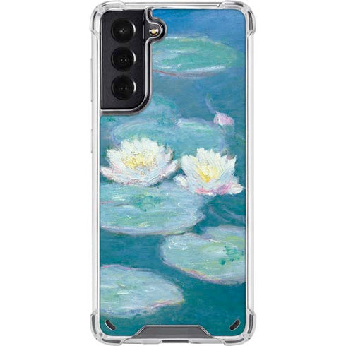 Claude Monet Waterlilies, Evening Galaxy S21 5G Clear Case