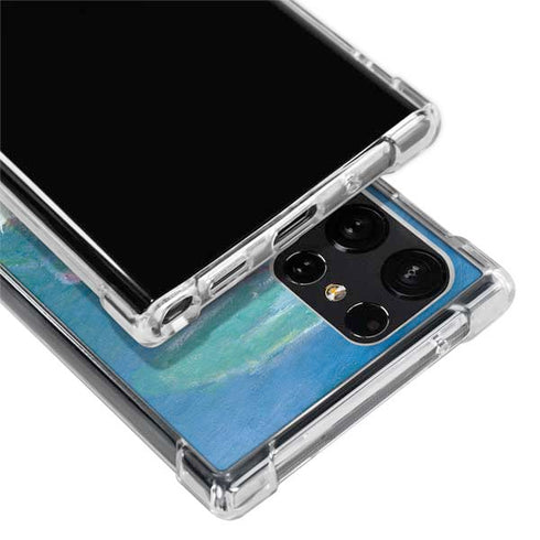 Claude Monet Waterlilies, Evening Galaxy S22 Ultra Clear Case