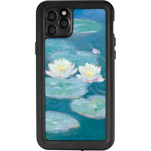 Claude Monet Waterlilies, Evening iPhone 11 Pro Max Waterproof Case