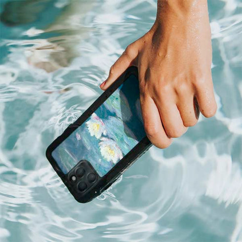 Claude Monet Waterlilies, Evening iPhone 11 Pro Max Waterproof Case