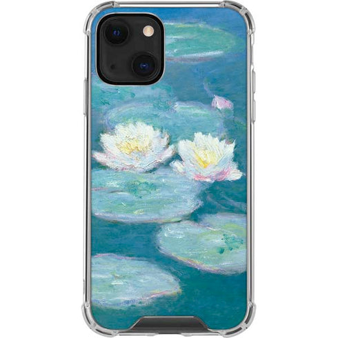Claude Monet Waterlilies, Evening iPhone 14 Clear Case