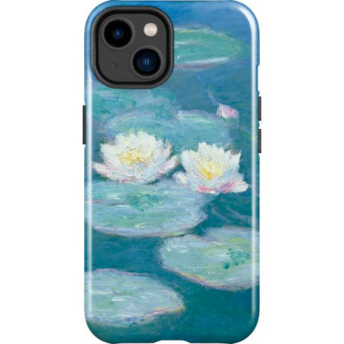 Waterlilies, Evening by Monet iPhone 15 Plus Impact Case