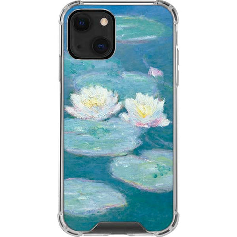 Claude Monet Waterlilies, Evening iPhone 14 Plus Clear Case