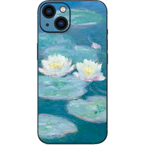Waterlilies, Evening by Monet iPhone 15 Plus Skin