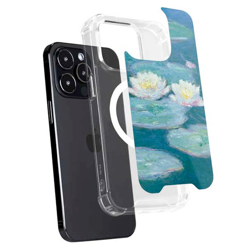 Claude Monet Waterlilies, Evening iPhone 14 Pro MagSafe Case