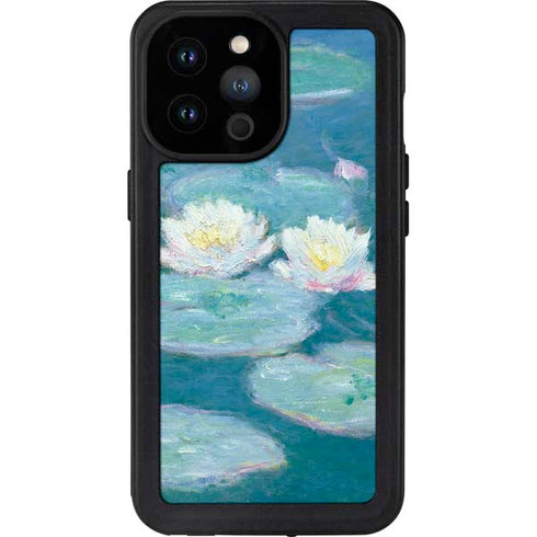 Claude Monet Waterlilies, Evening iPhone 14 Pro Max Waterproof Case