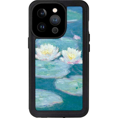 Claude Monet Waterlilies, Evening iPhone 14 Pro Waterproof Case