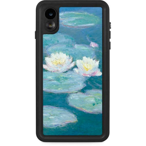 Claude Monet Waterlilies, Evening iPhone XR Waterproof Case