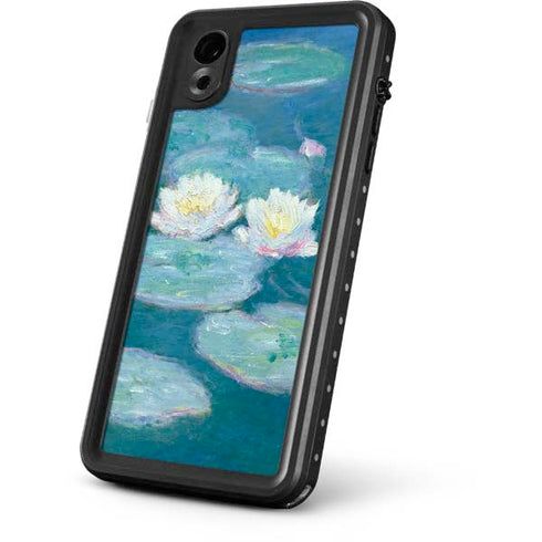 Claude Monet Waterlilies, Evening iPhone XR Waterproof Case