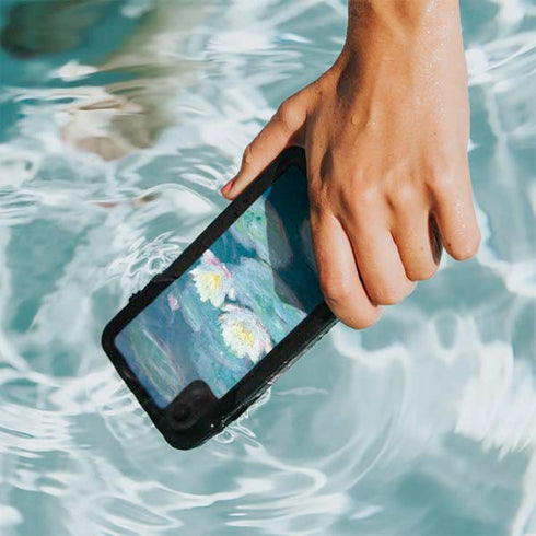 Claude Monet Waterlilies, Evening iPhone XR Waterproof Case