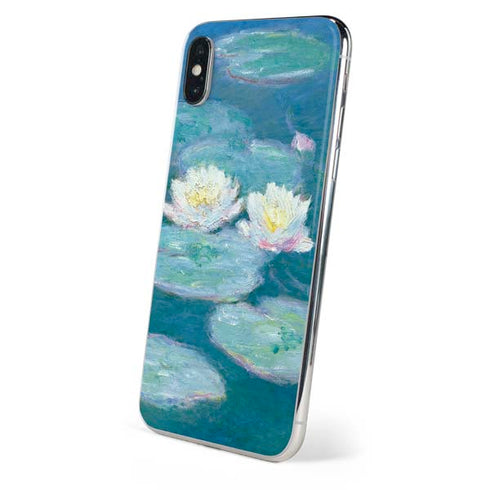 Claude Monet Waterlilies, Evening iPhone XS Skin