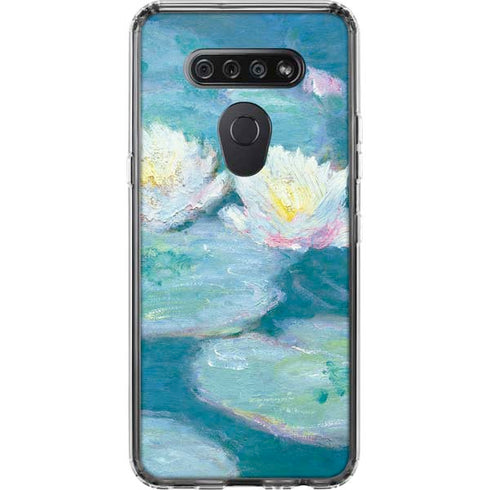 Waterlilies, Evening by Monet LG K51/Q51 Clear Case